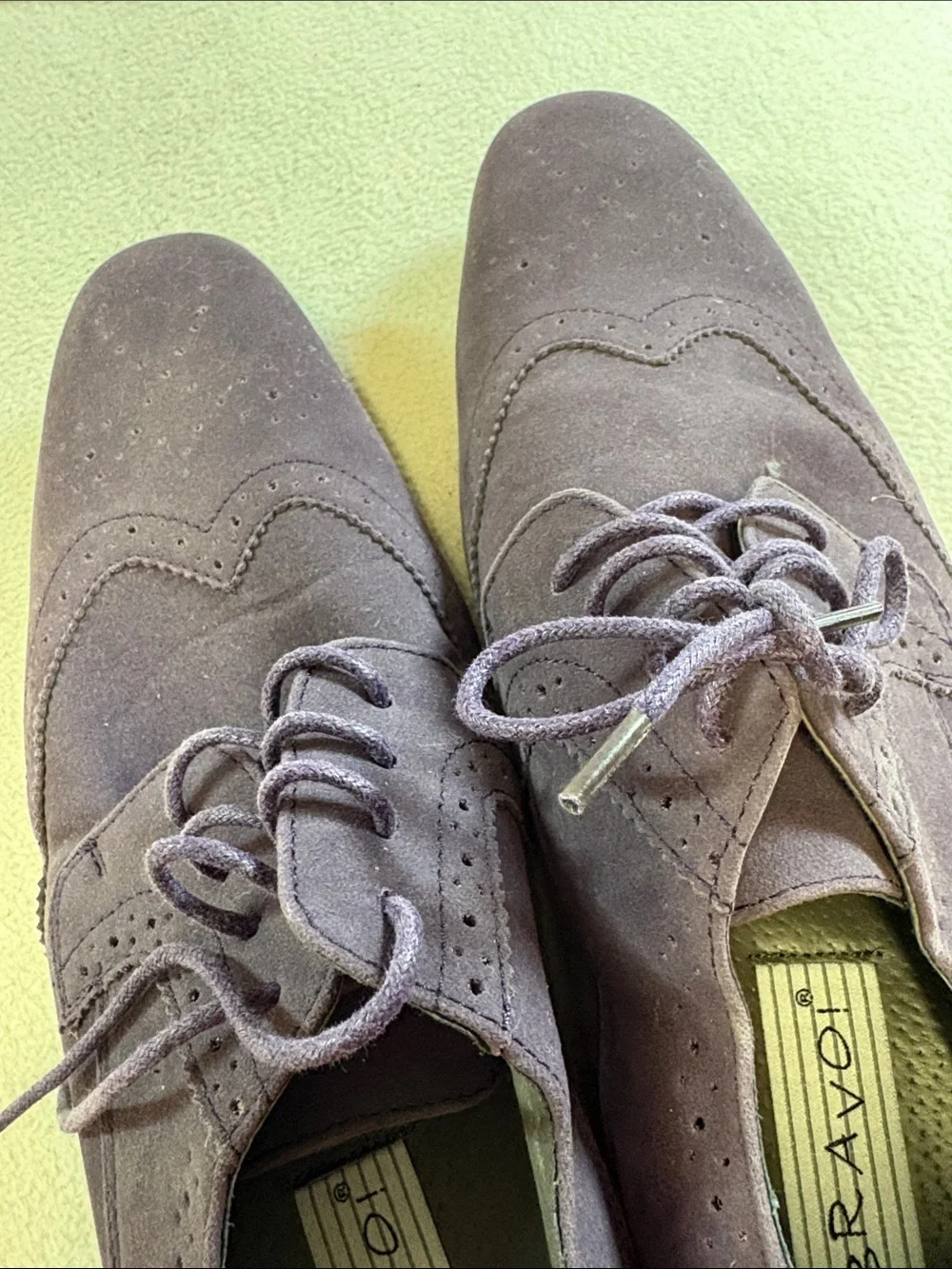 Bravo purple suede